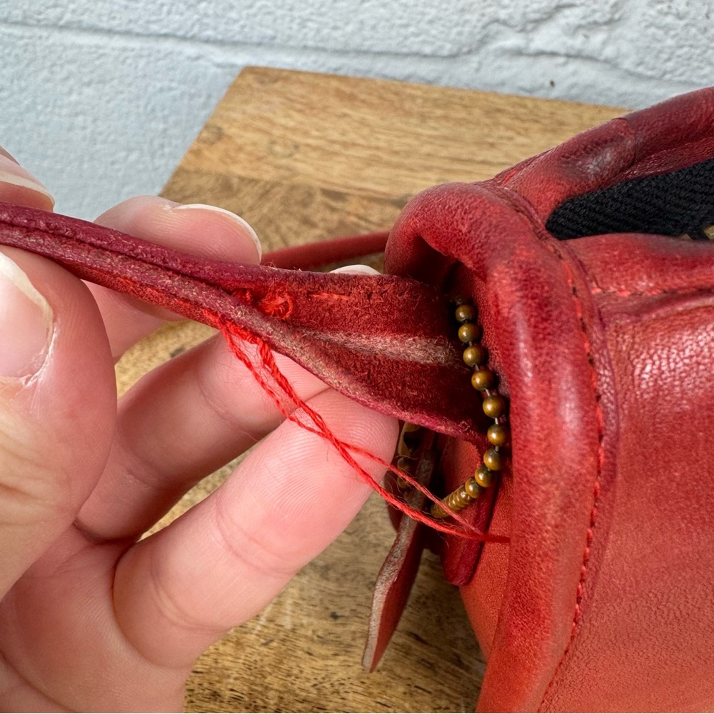 Vintage Coach Zippered Pouch – 1980s Made in NYC - Picture 5 of 14